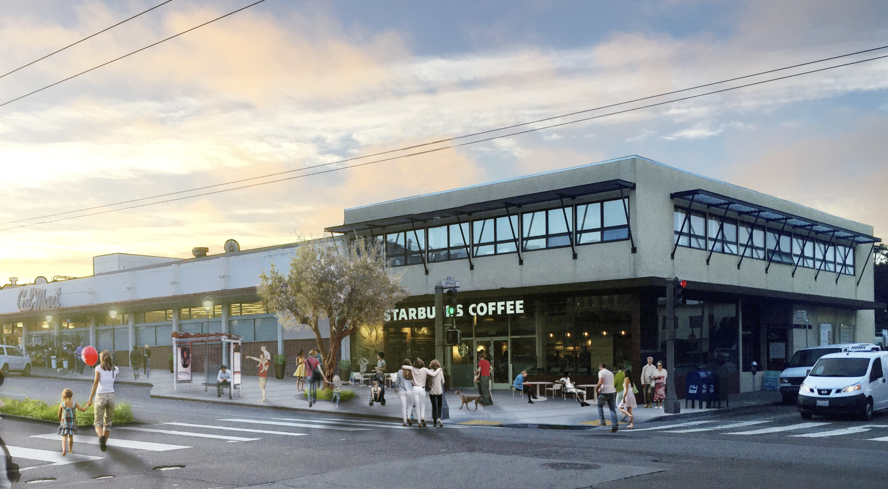 Laurel Village neighborhood in San Francisco