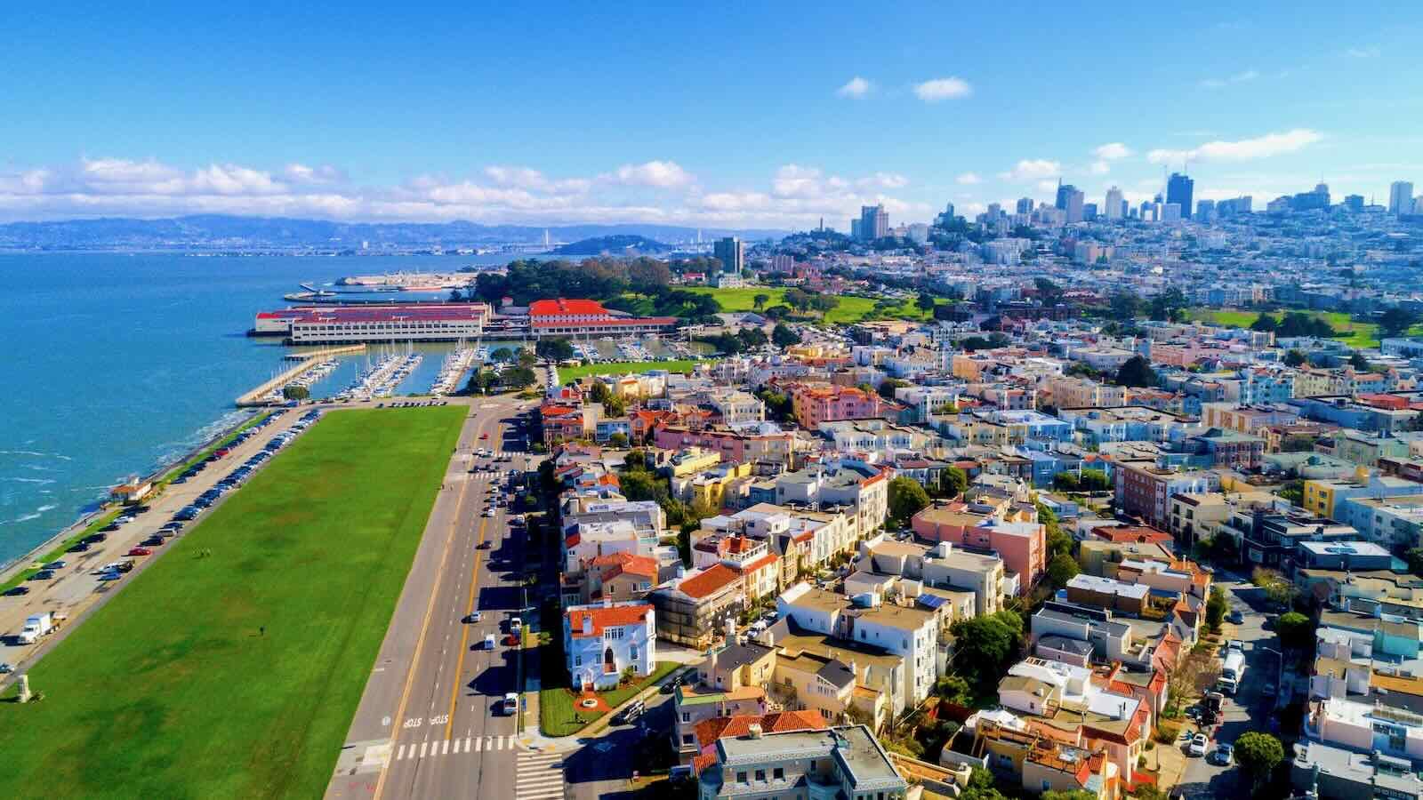 Marina neighborhood in San Francisco